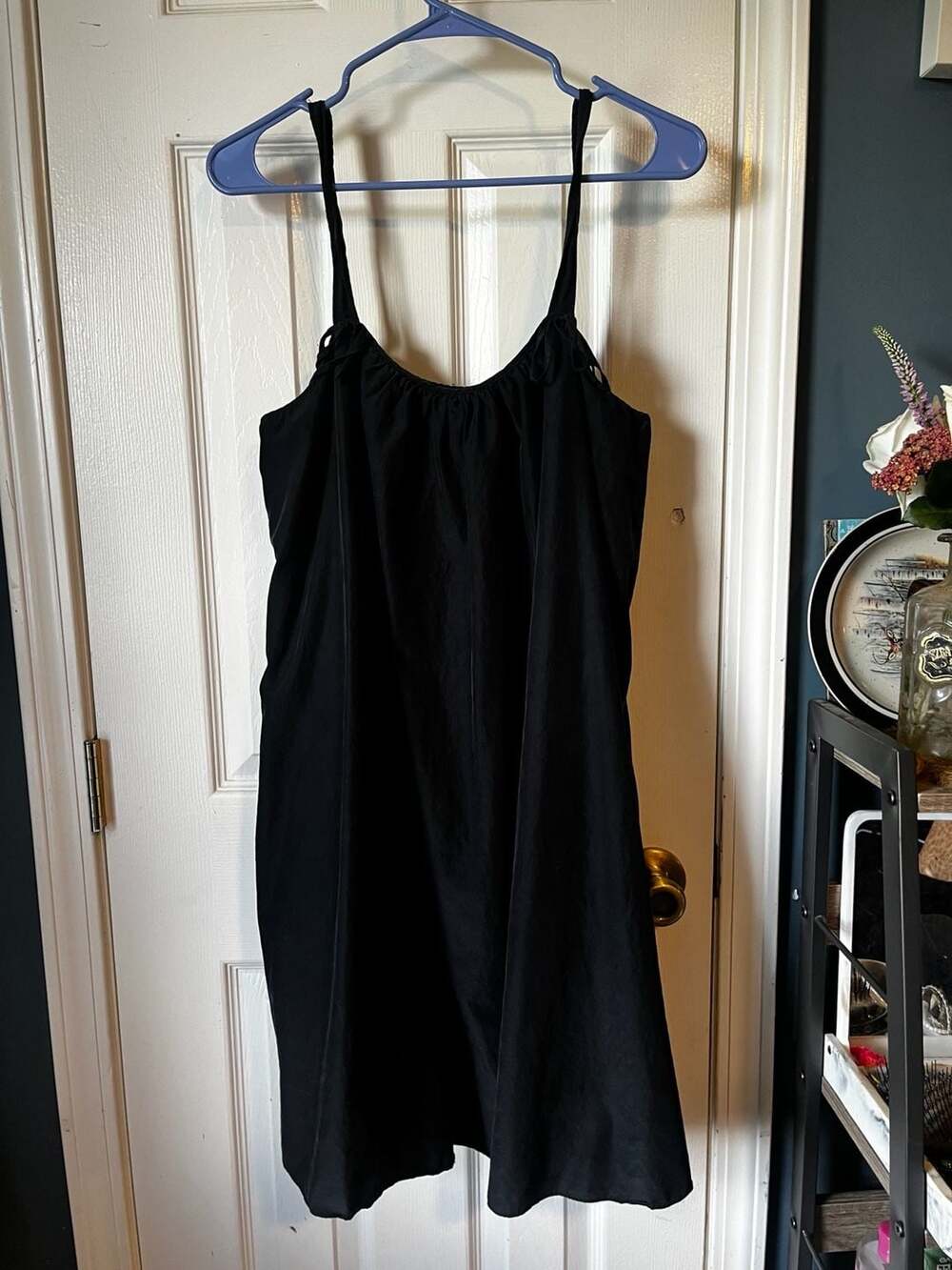 Gap Black Slip Dress with Pockets